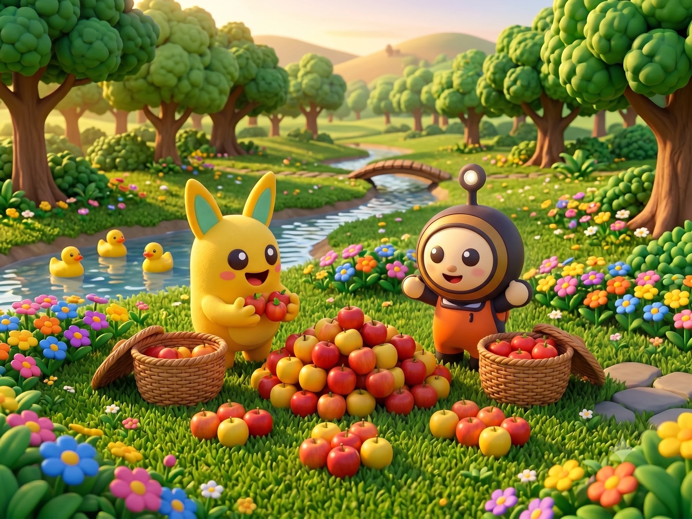 Multiplication and sharing adventure